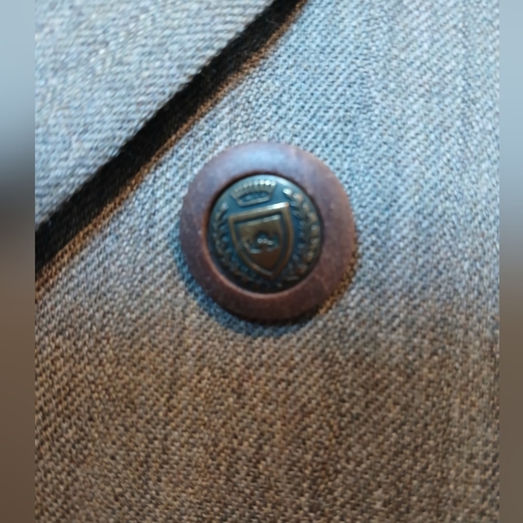 John Meyer Wool Taupe Skirtsuit  Matching Blazer Jacket & Pencil Skirt Set 12 - Picture 8 of 10